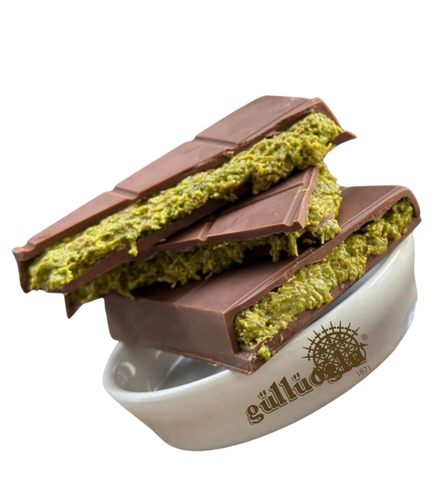 Pistacho Kunafa Dubai Chocolate (El Original), 7Oz - 200 Gr (Pack de 1), Diario - Imagen 4 de 9