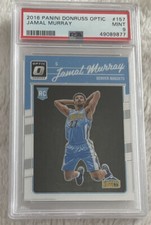 2016 Panini Optic Jamal Murray Rookie Card PSA 9 MINT #157 Denver Nuggets RC. rookie card picture