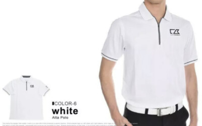 Cutter&Buck CBUK Alta TOUR LOGO EMBROIDERED Golf Polo Shirt - Small Fitted $70.