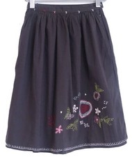 French Designer Lili Gaufrette brown skirt size 10Y