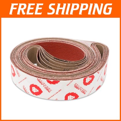 42 Inch Extra Coarse Ceramic Grinding Belts - Ideal for Weld Removal & Deburring