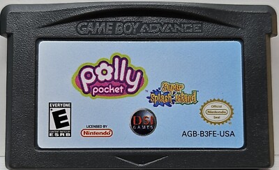 Polly Pocket: Super Splash Island (Nintendo Game Boy Advance, 2006) GBA  