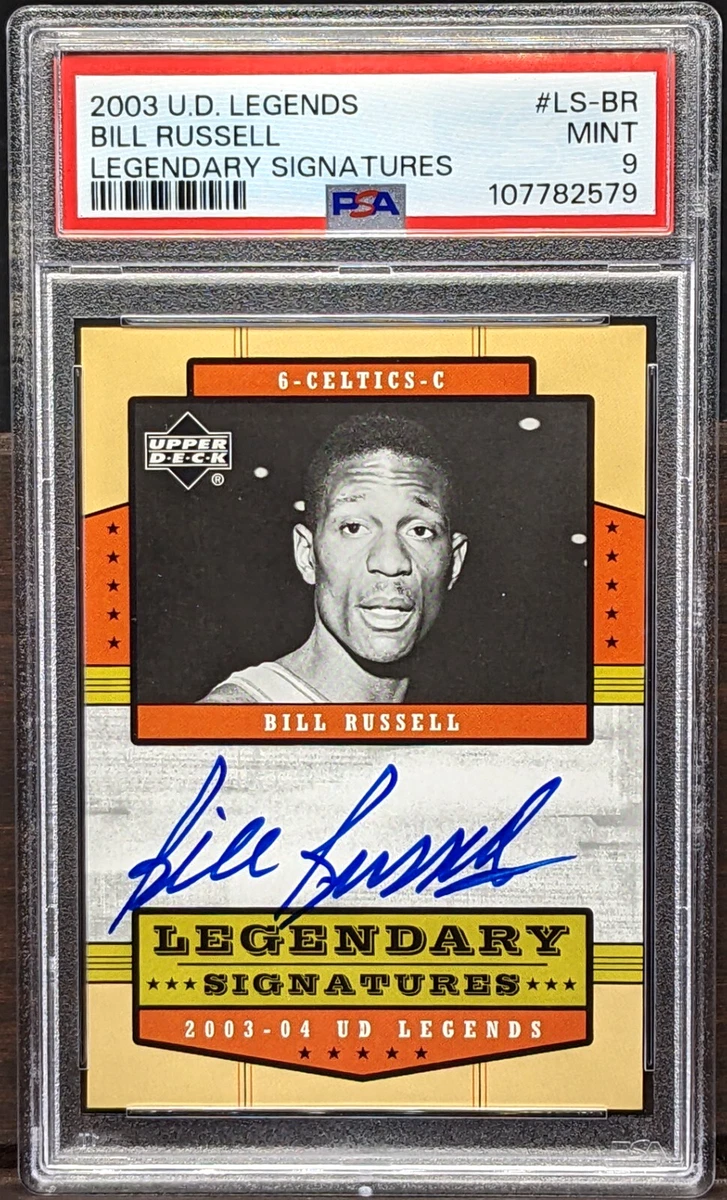 Bill Russell Autographed Basketball Trading Cards for sale | eBay