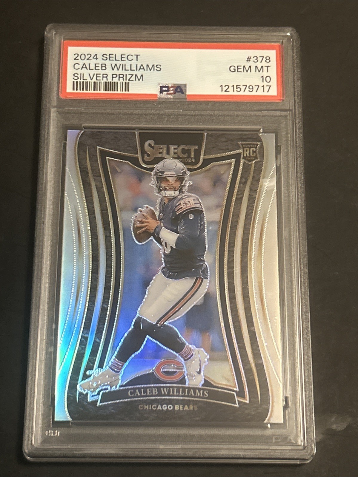 2024 Panini Select - Suite Level Caleb Williams #378 Silver Prizm (RC)