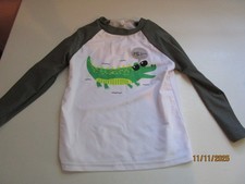 Two Piece Hello Gator LS Top  Shorts Set Boys Sz 2 3 Y Polyester  Spandex