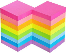 Sticky Notes 2X2 Self-Stick Notes Multi Color Sticky Notes 16 Pads 100 Sheet/Pad