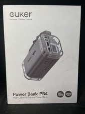 40000mA Power Bank 100W Laptop Portable Charger 4 Ports, with LED Lights and See