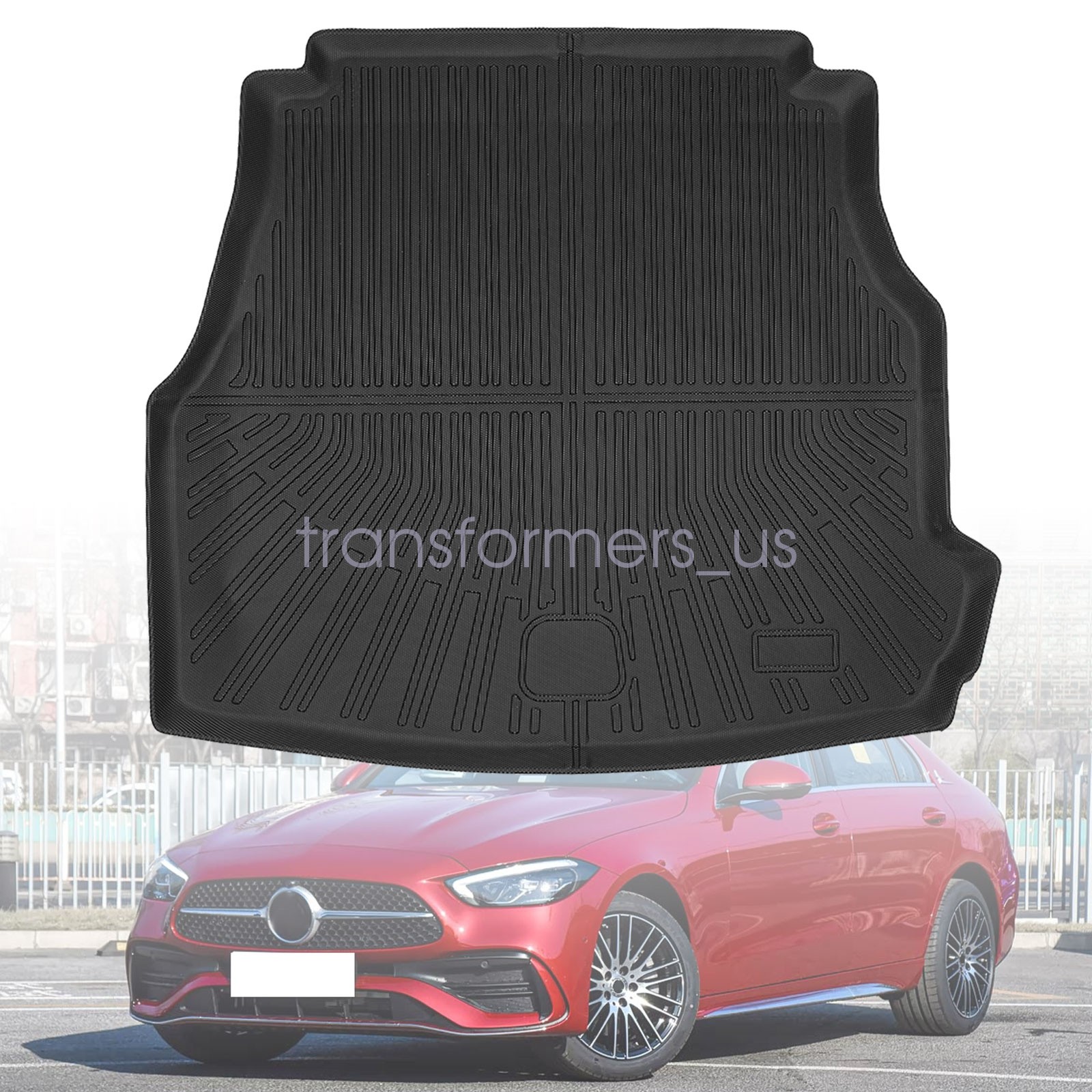 For 2022 2023 2024 2025 Mercedes-Benz C-Class W206 Sedan TPE Trunk Cargo Liner
