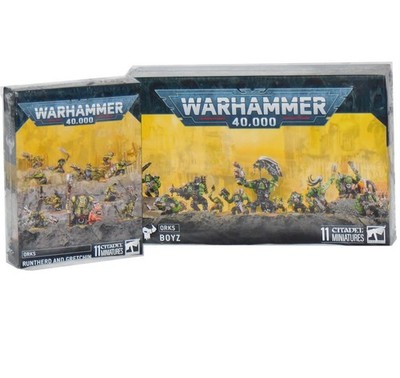 Warhammer 40k Orks Sparpaket - Ork Boyz + Runtherd And Gretchin Games Workshop