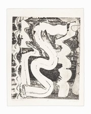 1972 Jim Carpino Serigraph on Paper "Rubenesque Arabesque" Abstract Print