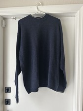 Columbia Sportswear Company Mens L Knit Sweater Crew Neck Blue Pullover