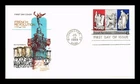 US COVER FRENCH REVOLUTION BICENTENNIAL AIR MAIL FDC HOUSE OF FARNAM CACHET