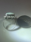 VTG Sterling Silver ISRAEL Ruby ZOISITE GREEN PINK BLUE HUE STONE Ring SZ 7 11g — photo 9