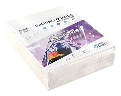 GW5937 Ultimate Guard Comic Backing Boards Magazine Size (100) Neu & OVP