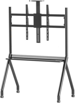 Mobile Smart Board Stand for 55''-86'' Interactive Whiteboard with Lockable Wheels