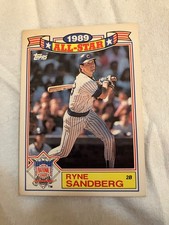 Ryne Sandberg Topps All Star card 3 of 22 1990 issue
