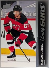 2021-22 Marian Studenic Upper Deck Series 1 Young Guns #210 RC