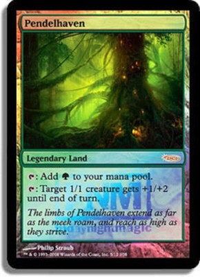 MTG Pendelhaven - Foil FNM 2008, Moderate Play, English Promo: FNM