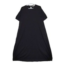 atelier naruse Cotton Tops Cocoon dress na-F03085 dress black 5-0706S