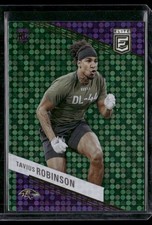 2023 Donruss Elite #185 Tavius Robinson Green Disco