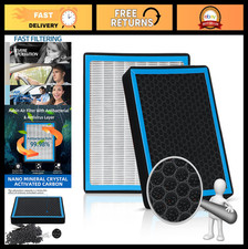 HEPA Cabin Air Filter with Activated Carbon for Ford F-150 F-250 F-350 2015-2025