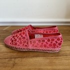 NEW Coach Cleo G4819 Signature Espadrilles Pink Orchid Women Size 6 Mesh Leather — photo 5