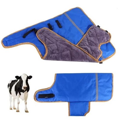 Calf Blanket with Fleece Lining, Calves Warm Clothes Calf Saver Coat, Sheep G...