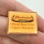 2001 Budweiser Calgary Stampede Lapel Pin Official Beer Rodeo Sponsor Vintage — photo 1