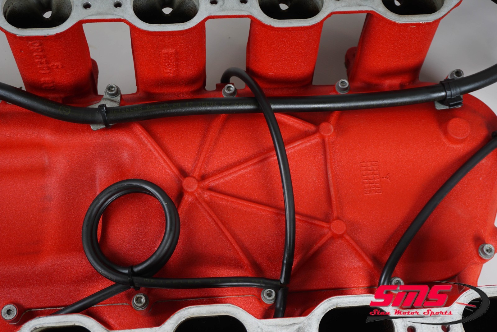 02-08 Maserati Spyder Coupe M138 4200 4.2L Red Air Intake Manifold OEM