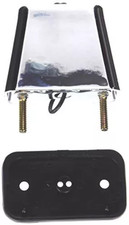 PETERSON Chrome Stud-Mount License Plate Light Universal Motorcycle ATV UTV V436