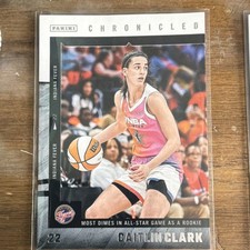 Panini Caitlin Clark Chronicled Indiana Fever WNBA 5 Trading Card Lot 2025