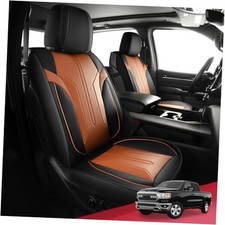 Seat Covers for 2002-2024 RAM 1500/2500/3500 with Concave Bench BlackBrown