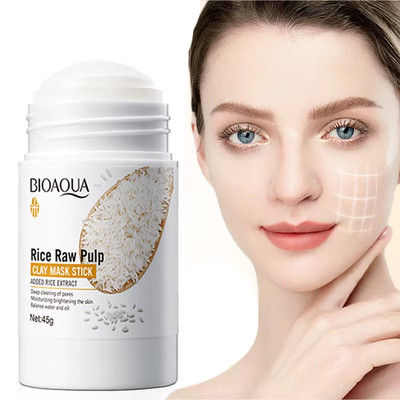 BIOAQUA White Rice Facial Masks Stick Moisturizing Remove Blackhead Whitening An