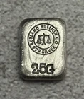 Rutland Bullion Co. 25 Grams Hand Poured Silver Bar .999 Fine Silver