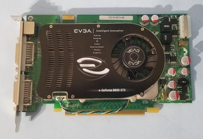 EVGA NVIDIA GeForce 8600 GTS 512MB GDDR3 PCI Express x16  512-P2-N773-AR