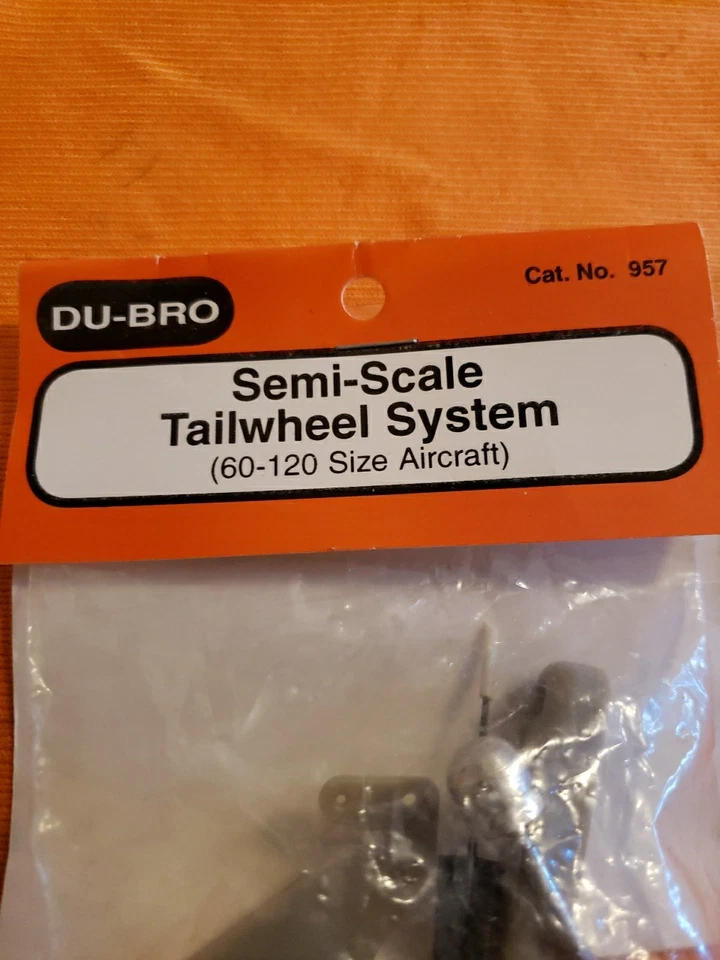 Du-Bro products - Semi Scale Tailwheel System 60-120 Size RC Part No 957 - JT25 - Image 3 of 4