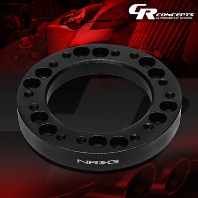 NRG INNOVATIONS SRK-500BK 6-BOLT ALUMINUM STEERING WHEEL 0.5'' HUB ADAPTER SPACER