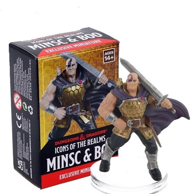 WIZKIDS Minsc & Boo Exclusive Miniature Icons of the Realms Promo 96289 D&D 50th