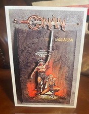 Espositore da tavolo Conan Il Barbaro con protagonista Arnold Schwarzenegger 10+