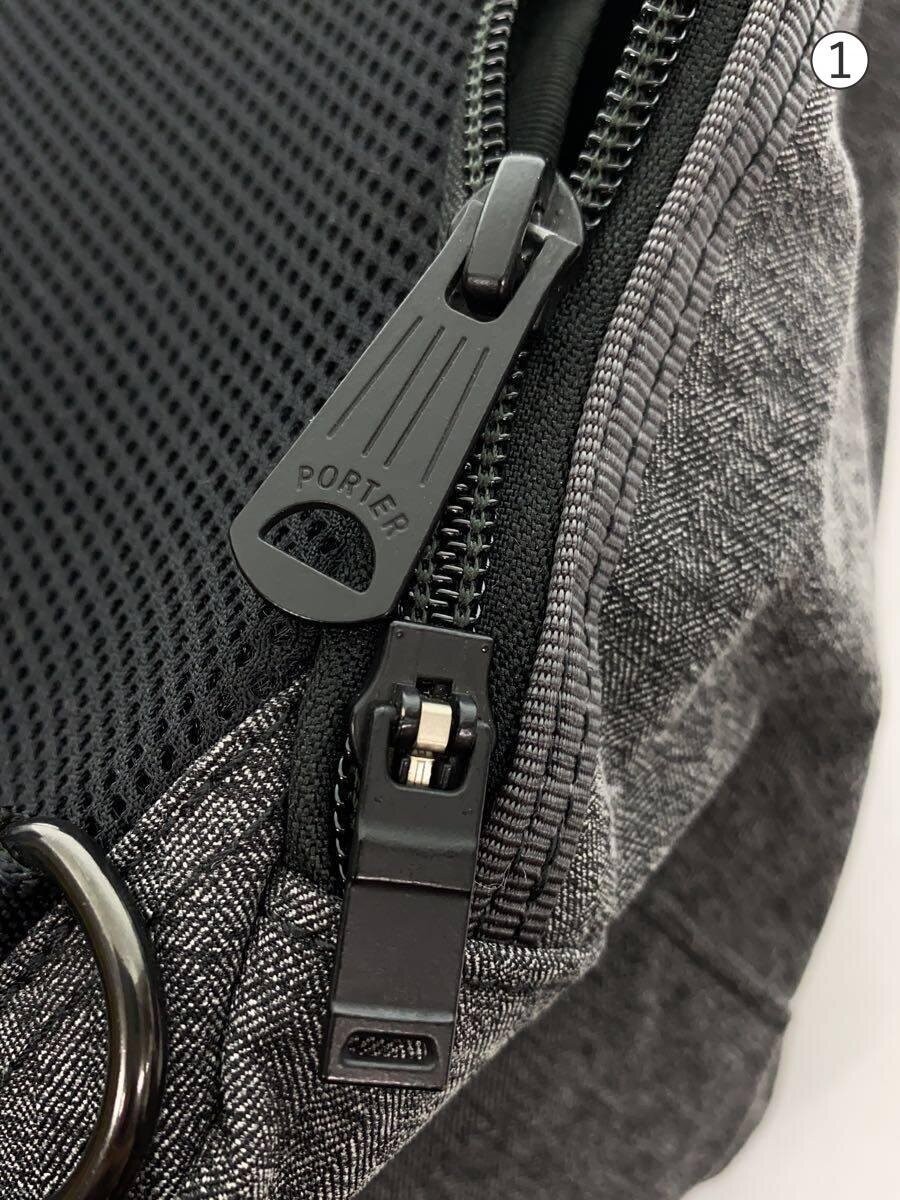 PORTER FUNCTION Shoulder Bag Gray, Solid Color, 6… - image 8