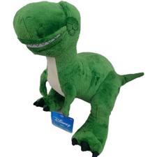 Disney Store Pixar Toy Story Rex Plush Dinosaur Green Stuffed Animal Toy NEW