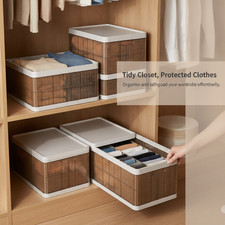 Clothing Storage Box with Sliding Drawer, sliding drawer storage - for Wardrobe