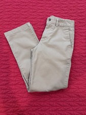 Polo Ralph Lauren Boy  s Khaki Flat Front Pants Size 8 EUC