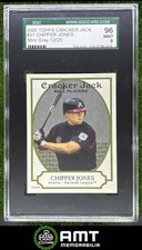 Chipper Jones SGC 9 2005 Topps Cracker Jack 12/25 Mini Grey Braves 7736