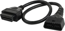 Full 16 Pin OBD2 OBD II Male to Female Extension Cable Cord Diagnostic Tool