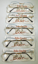 Vintage 5 Pc. ELAN 40 Marble Blue/Gold 58/16 Eyeglass Frame Lot NOS 6