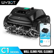 WYBOT C1 Pool Cleaner Wall Climbing Cordless Robotic Pool Vacuum In-Ground Pools