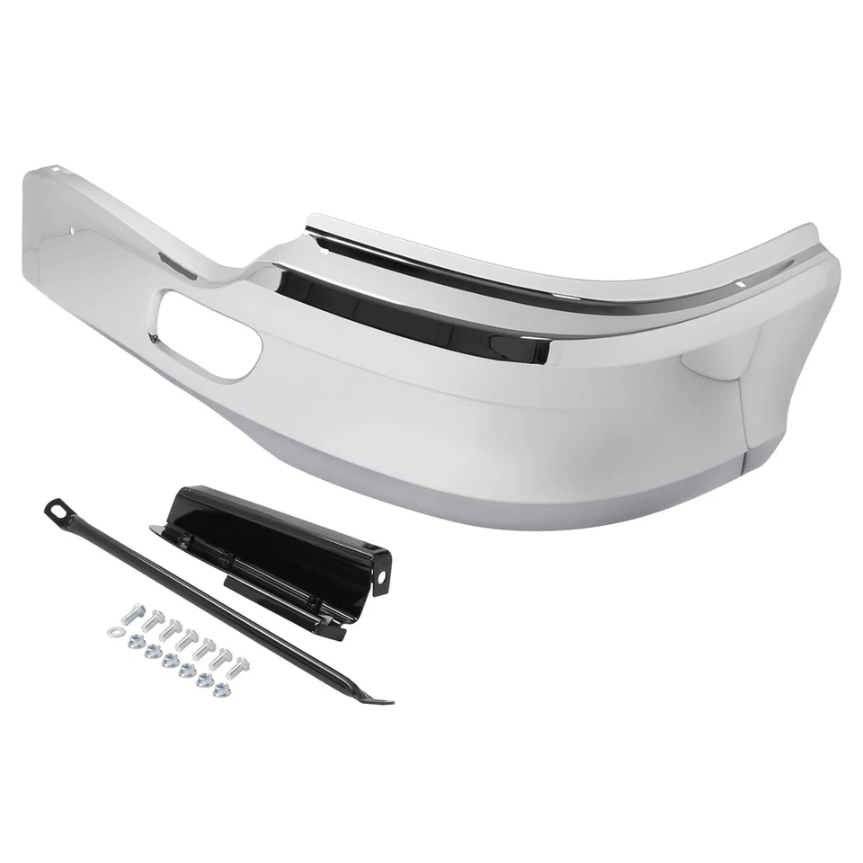 Chrome Front Bumper Corner End Cap Cover For Kenworth T680 2013-2021 LH/ RH/Pair Foto 3 de 4