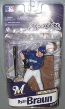 RYAN BRAUN Milwaukee Brewers McFarlane MLB Elite Series Baseball Figure