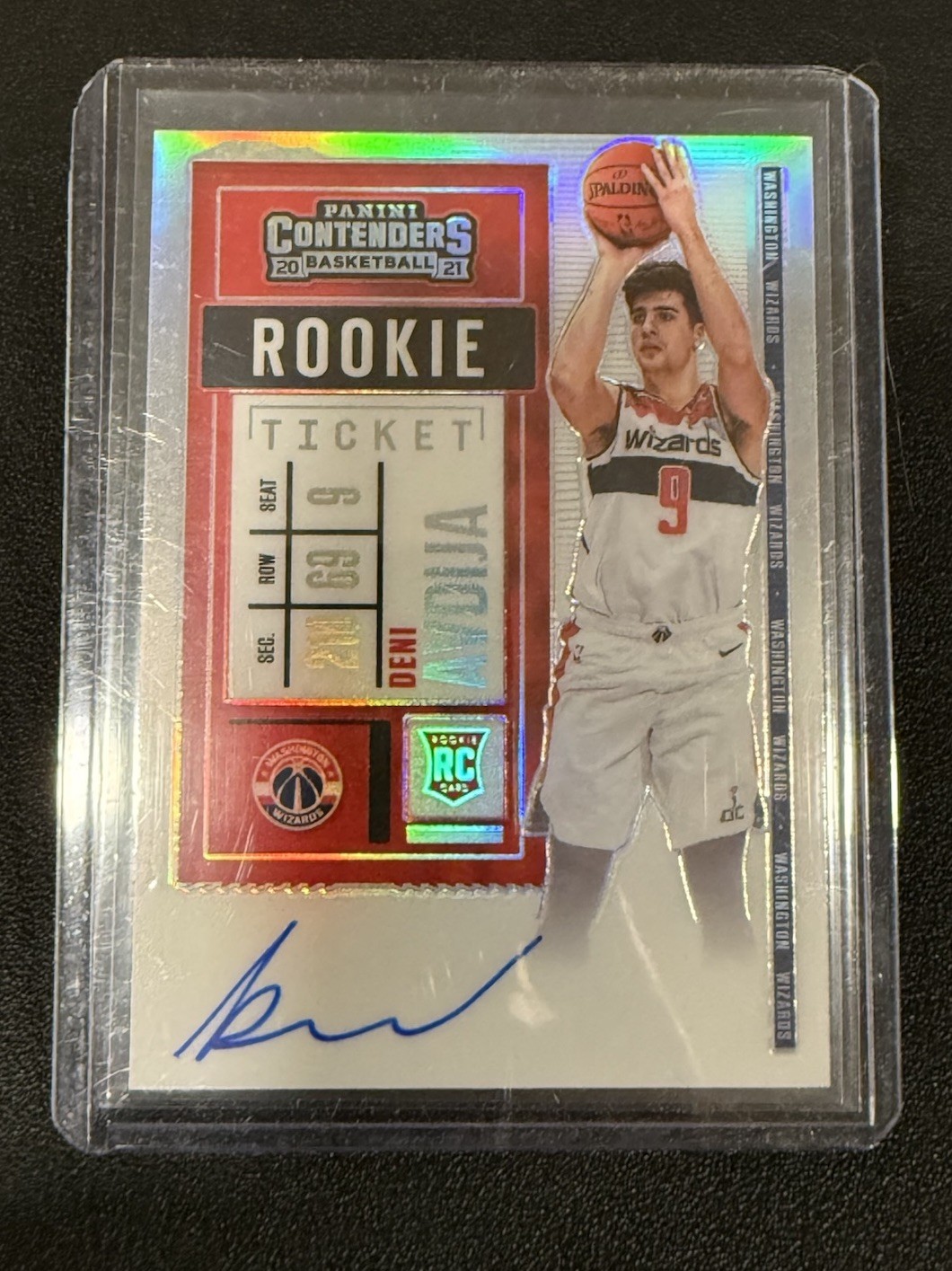 Deni Avdija 2020 Contenders #137 Rookie Ticket Auto - Premium
